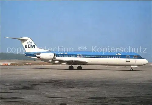 Flugzeuge Zivil KLM fokker 100 PH KLC