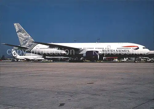 Flugzeuge Zivil British Airways Waves & Cranes col. B 777 236 G WIIIM c n 28841