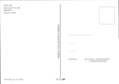 Flugzeuge Zivil ProAir B 737 400 N460PR