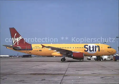 Flugzeuge Zivil Virgin Sun A 320 G VTAN 