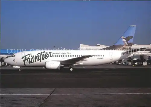 Flugzeuge Zivil Frontier Puffin bird col. B 737 300 N309FL