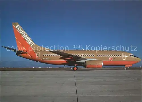 Flugzeuge Zivil Southwest Airlines B 737 7H4 N701GS c n 27837