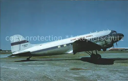 Flugzeuge Zivil Ilford Riverton Airways Douglas DC 3 C GWYX Kat. Airplanes Avions