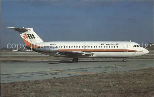 Flugzeuge Zivil Air Wisconsin BAC 1 11 201 AC NI05EX Kat. Airplanes Avions