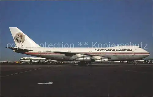 Flugzeuge Zivil Egyptair Boeing 747 2B4B N204AE  Kat. Airplanes Avions