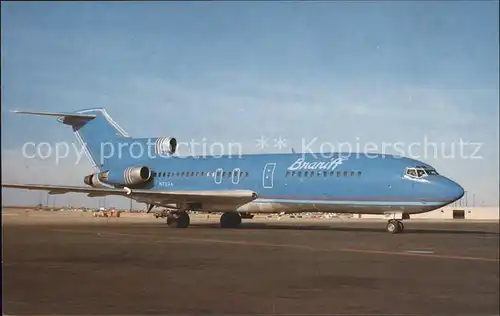 Flugzeuge Zivil Braniff International Boeing 727 27 N7294 C N 19535  Kat. Airplanes Avions