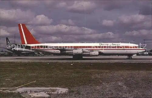 Flugzeuge Zivil Guyana Airways Boeing 707 344B c n  18891 Kat. Airplanes Avions