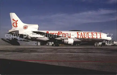 Flugzeuge Zivil Aero Peru Faucett Lockheed L.1011 Tristar 1 c n 1002 Kat. Airplanes Avions