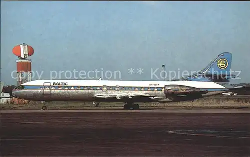 Flugzeuge Zivil Baltic Aerospatiale Caravelle 10B OY STF c n 257 Kat. Airplanes Avions