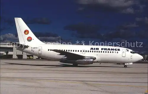 Flugzeuge Zivil Air France Boeing 737 228 cf n 23006 F GBYG  Kat. Airplanes Avions