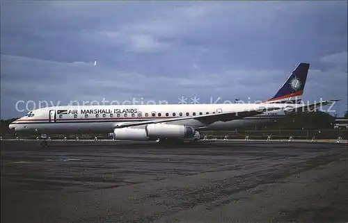 Flugzeuge Zivil Air Marshall Islands Douglas DC 8 62CF c n 46129 N799AL  Kat. Airplanes Avions