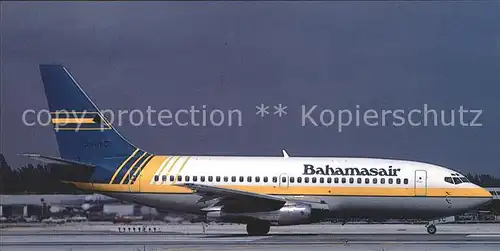 Flugzeuge Zivil Bahamasair Boeing 737 2L9 c n 21278 C6 BFC  Kat. Airplanes Avions