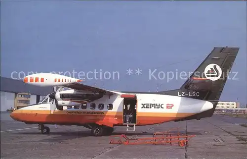 Flugzeuge Zivil Aviaexpress Hemus Air L 410UVP E12 LZ LSC c n 882207  Kat. Airplanes Avions