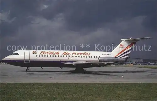 Flugzeuge Zivil British Air Ferries BAe 111 201AC c n 011 G DBAF  Kat. Airplanes Avions