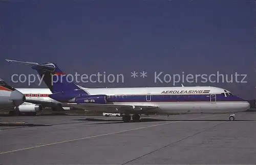 Flugzeuge Zivil Aeroleasing Douglas DC 9 15 c n 45731 HB IFA  Kat. Airplanes Avions