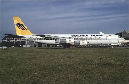 Flugzeuge Zivil Golden Horn Boeing 707 324C c n 19869 S7 2HM  Kat. Airplanes Avions