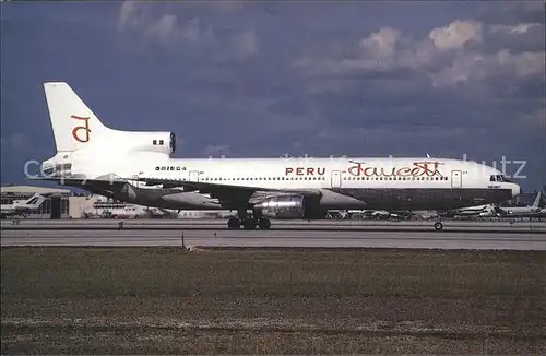 Flugzeuge Zivil Peru Faucett Lockheed L 1011 1 c n 1087 OB 1504 Kat. Airplanes Avions