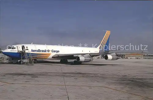 Flugzeuge Zivil Aero Brasil Cargo Boeing 707 323C c n 20088 PT TCN  Kat. Airplanes Avions