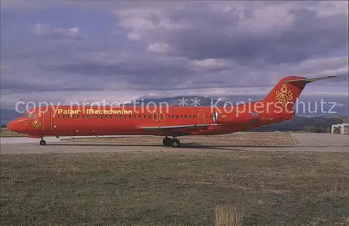 Flugzeuge Zivil Palair Macedonian Fokker 100 c n 11309 PH LMZ  Kat. Airplanes Avions