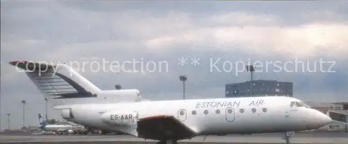 Flugzeuge Zivil Estonian Air JAK 40 ES AAR c n   Kat. Airplanes Avions