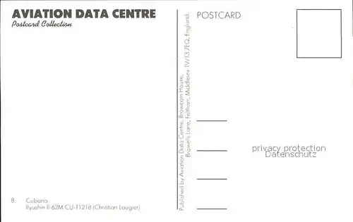 Flugzeuge Zivil Cubana Ilyushin Il 62M CU T1218  Kat. Airplanes Avions