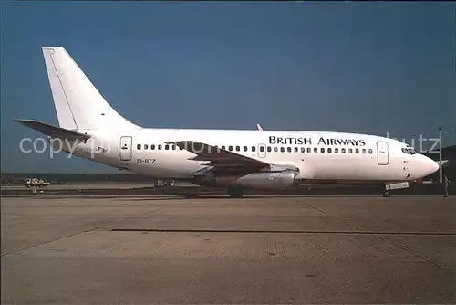 Flugzeuge Zivil British Airways Boeing 737 2U4 EI BTZ c n 22576 761 Kat. Airplanes Avions