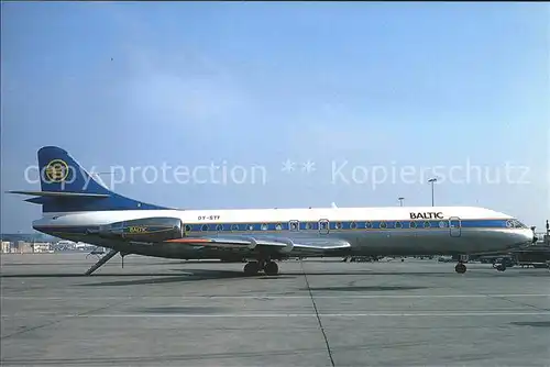 Flugzeuge Zivil Baltic Aviation Sud Aviation SE210 Caravelle 10B3 OY STF c n 257 Kat. Airplanes Avions