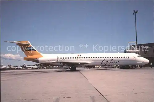 Flugzeuge Zivil La Tur Airlines McDonnell Douglas MD87 cn 49673 1508 XA RUO ex 9V TRY Kat. Airplanes Avions