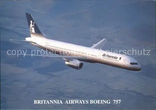 Flugzeuge Zivil Britannia Airways Boeing 757 G BTEJ  Kat. Airplanes Avions