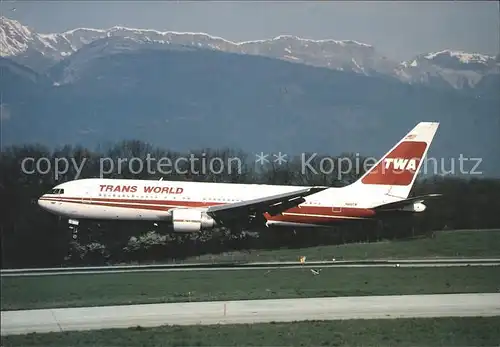 Flugzeuge Zivil TWA Trans World Boeing 767 231 ER N610TW  Kat. Airplanes Avions