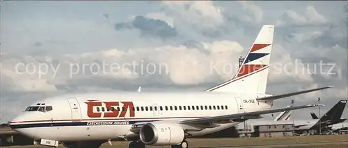 Flugzeuge Zivil CSA Boeing 737 500 OK XGE  Kat. Airplanes Avions