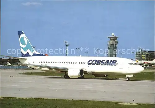 Flugzeuge Zivil Corsair Boeing 737 400 F GFUG  Kat. Airplanes Avions