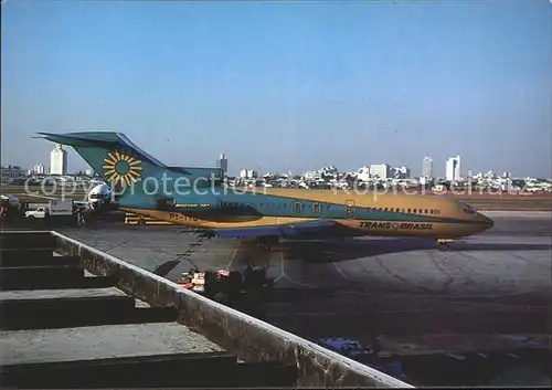 Flugzeuge Zivil Trans Brasil Boeing 727 27C PT TYQ c n 19110  Kat. Airplanes Avions
