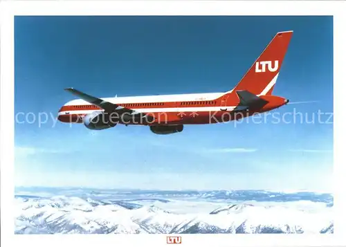 Flugzeuge Zivil LTU Boeing 757 200  Kat. Airplanes Avions