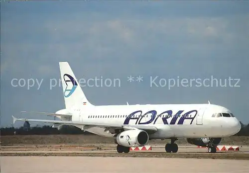 Flugzeuge Zivil Adria Airways A 320 YU AOA Kat. Airplanes Avions