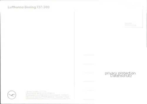 Lufthansa Boeing 737 300 D ABXT  Kat. Flug