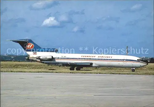 Flugzeuge Zivil Yugoslav Airlines Boeing 727 200 YU AKI  Kat. Airplanes Avions