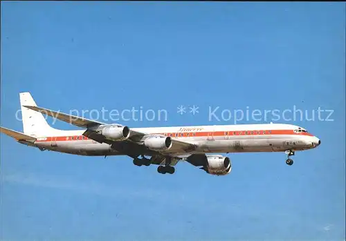 Flugzeuge Zivil Minerve DC 8 73 F GDRM  Kat. Airplanes Avions