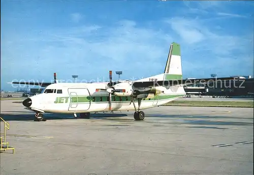 Flugzeuge Zivil Air Jet Fokker F 27 400 F BYAB  Kat. Airplanes Avions