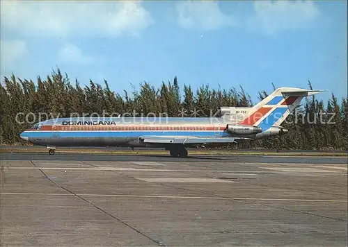 Flugzeuge Zivil Dominicana Boeijng 727 2J1 HI 242  Kat. Airplanes Avions