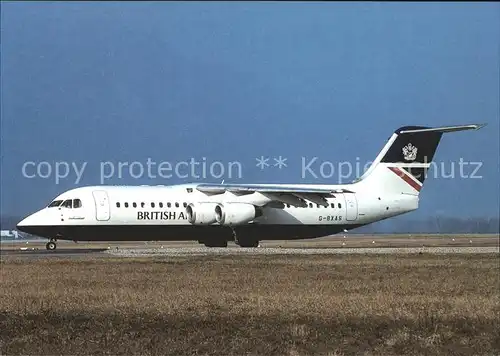 Flugzeuge Zivil British Airways AVRO RJ100 AVROLINER G BXAS cn E3301 Kat. Airplanes Avions