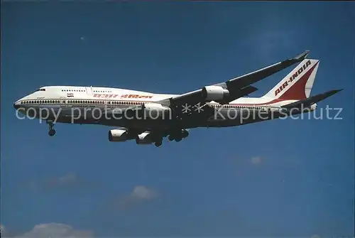 Flugzeuge Zivil Air India Boeing 747 400 VT ESO  Kat. Airplanes Avions