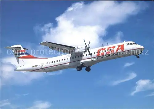 Flugzeuge Zivil CSA ATR 72 202 OK XFC  Kat. Airplanes Avions
