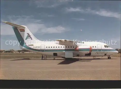 Flugzeuge Zivil Aero Sur BoliviaBAe 146 100 G BTXO CP 2247 E1104  Kat. Airplanes Avions