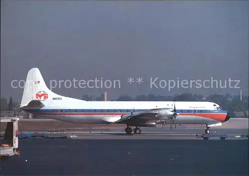 Flugzeuge Zivil McCulloch International Lockheed L 188A N6130A c n 1121  Kat. Airplanes Avions