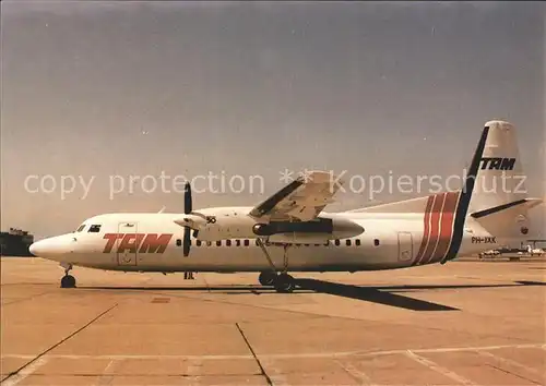 Flugzeuge Zivil TAM Brazil Fokker F50 20233 PH JXK  Kat. Airplanes Avions