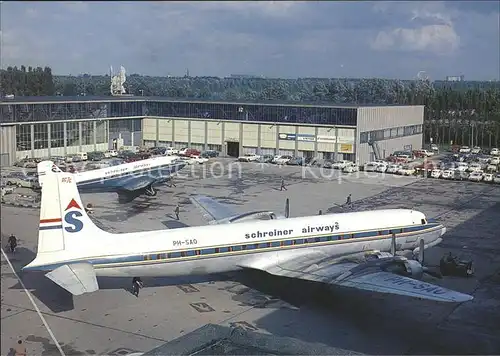Flugzeuge Zivil Schreiner Airways Douglas DC 7C PH SAO  Kat. Airplanes Avions