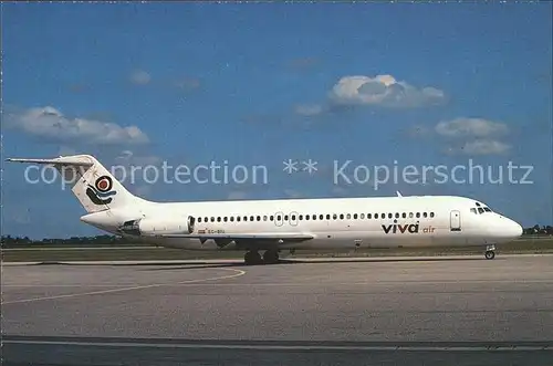 Flugzeuge Zivil Viva Air DC 9 32 EC BIU  Kat. Airplanes Avions