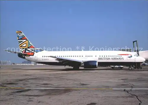 Flugzeuge Zivil British Airways Boeing B 737 436 G DOCU c n 25854 2430  Kat. Airplanes Avions