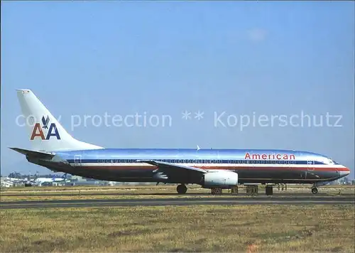 Flugzeuge Zivil American Airlines B 737 823 N918AN c n 29519 Kat. Airplanes Avions